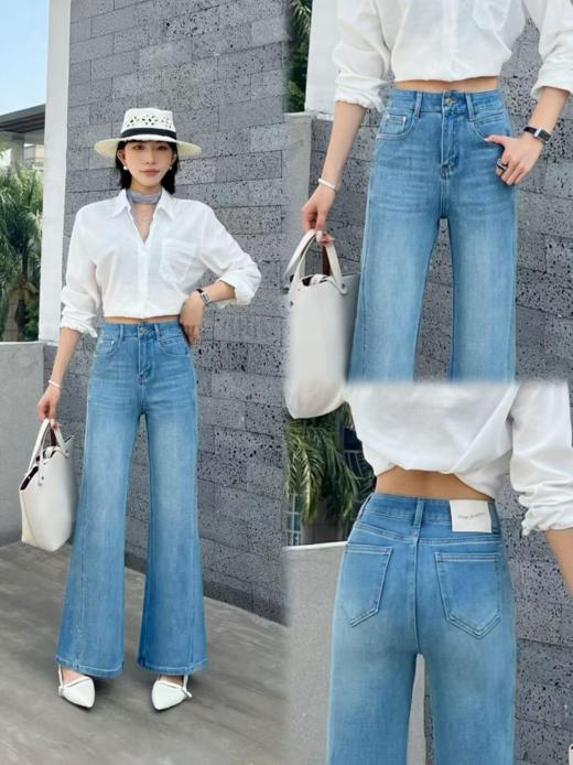 女装26春夏新品喇叭牛仔长裤2235-M8853 商品图1