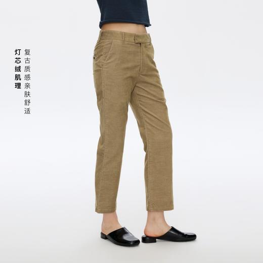 Oneup复古灯芯绒九分裤 商品图2