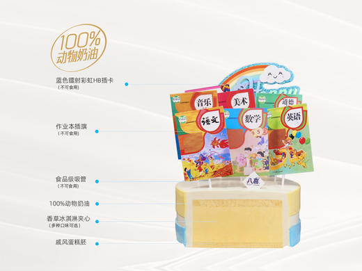 ⭐【科科100分】冰淇淋/水果生日蛋糕 商品图2