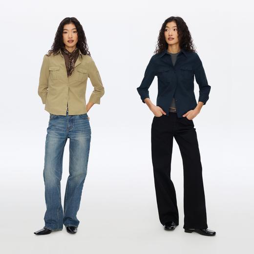 Oneup合身工装衬衫 商品图4