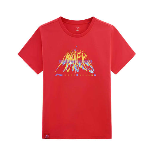 【“钦”刻达成】李宁乒乓球系列王楚钦同款夏季短袖文化衫AHSW939-6 商品图0