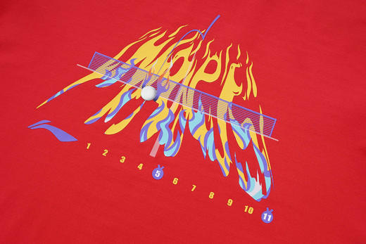 【“钦”刻达成】李宁乒乓球系列王楚钦同款夏季短袖文化衫AHSW939-6 商品图2