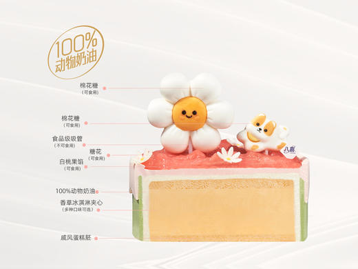 ※【柴柴的春日花信】冰淇淋/水果生日蛋糕 商品图2
