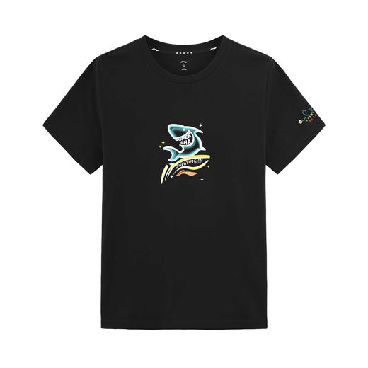 【“莎”气全开】李宁乒乓球系列孙颖莎同款夏季短袖文化衫AHSW935-1 商品图0