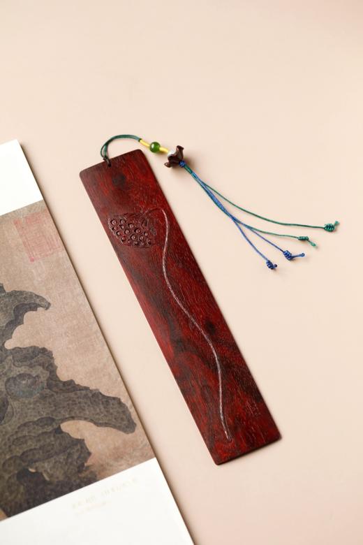 莲蓬°小叶紫檀书签 商品图3