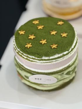 四寸抹茶星星千层