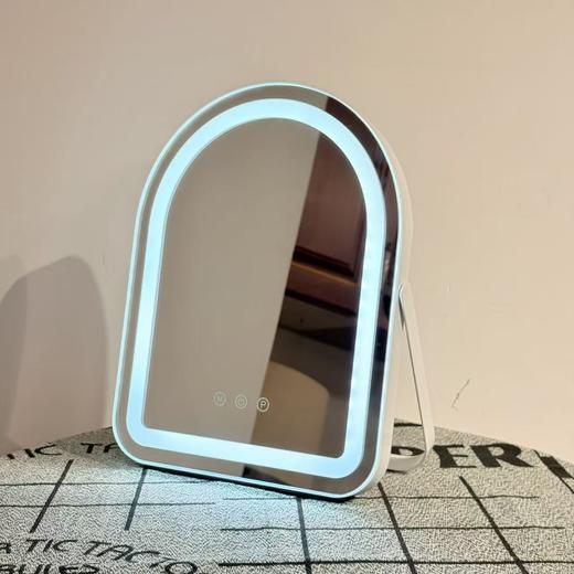 【美国高端品质】HASIPU MIRROR 高清补光镜 三种灯色调节无极调光 LED触控化妆镜 可旋转 商品图5