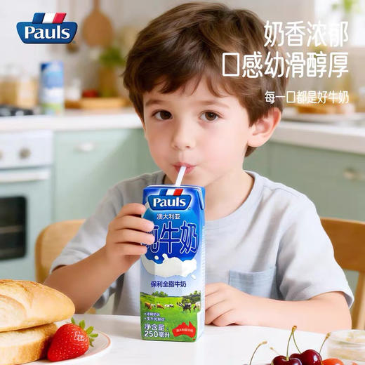 保利全脂牛奶250ml 商品图1