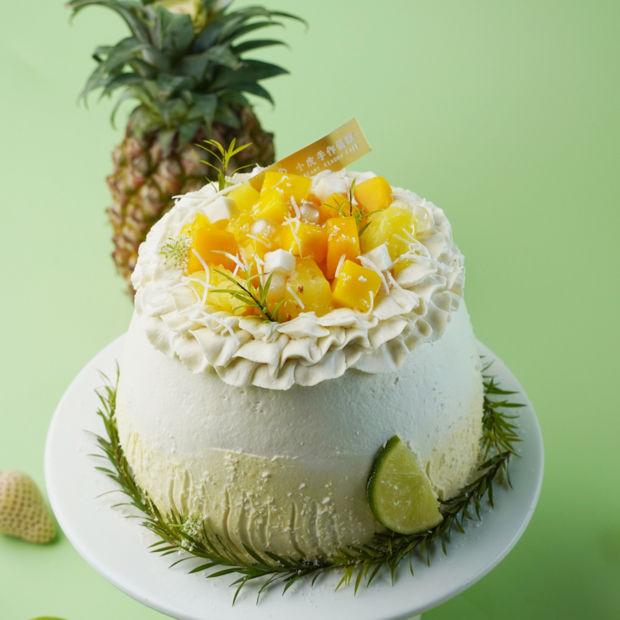 茉莉芒果凤梨蛋糕