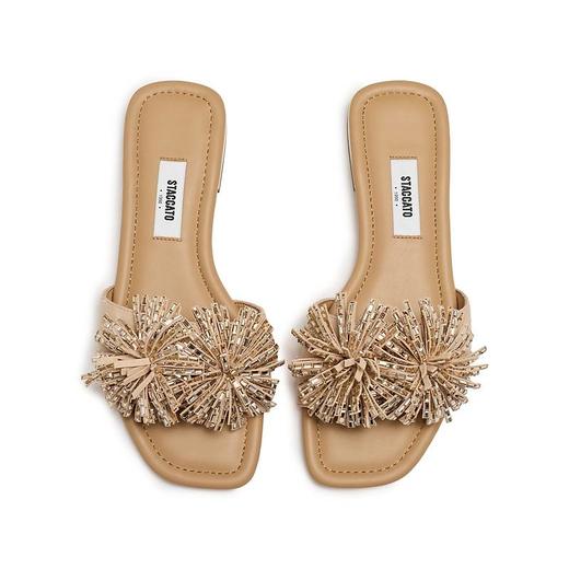 思加图 2026夏季新款烟花雨一字拖平底鞋凉拖鞋外穿女凉鞋 EEQ32BT6【男服】【广百北京路店】 商品图3