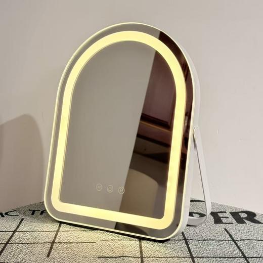 【美国高端品质】HASIPU MIRROR 高清补光镜 三种灯色调节无极调光 LED触控化妆镜 可旋转 商品图4