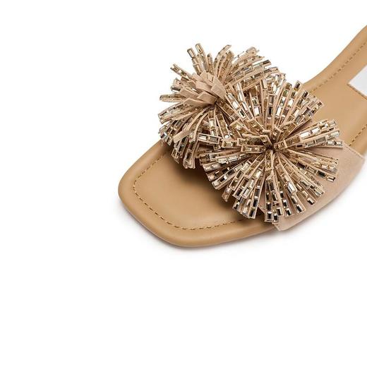 思加图 2026夏季新款烟花雨一字拖平底鞋凉拖鞋外穿女凉鞋 EEQ32BT6【男服】【广百北京路店】 商品图4