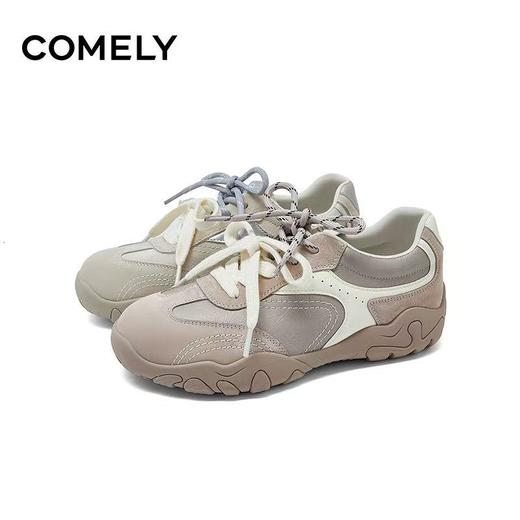 康莉 新款休闲运动芭蕾风软底软面慢跑阿甘鞋 KHM61208【男服】【广百北京路店】 商品图0