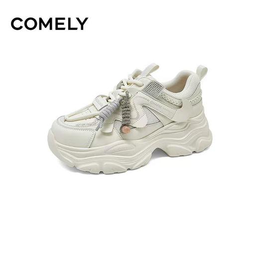 康莉 新款轻质增高厚底休闲运动风潮酷老爹鞋 KBH61152【男服】【广百北京路店】 商品图3