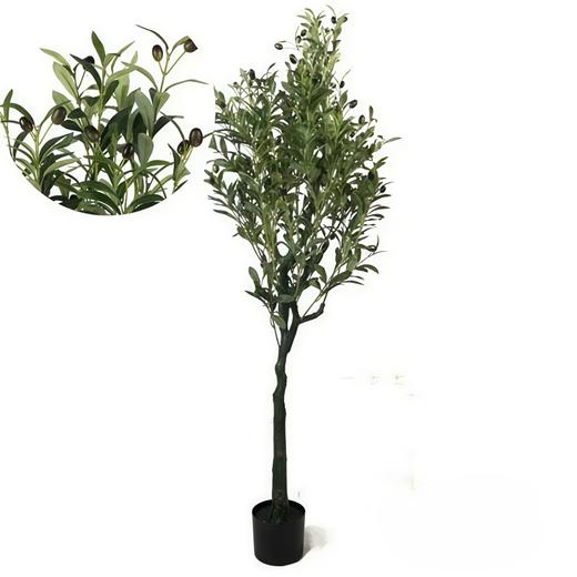 WF仿真绿植橄榄树大型装饰摆件 客厅室内盆景仿真植物 商品图0