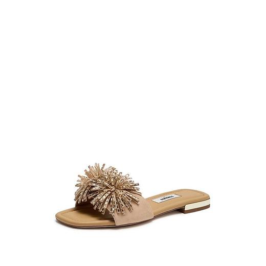 思加图 2026夏季新款烟花雨一字拖平底鞋凉拖鞋外穿女凉鞋 EEQ32BT6【男服】【广百北京路店】 商品图0