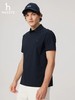 HAZZYS哈吉斯夏季男士休闲通勤时尚纯色翻领POLO衫 商品缩略图3
