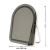 【美国高端品质】HASIPU MIRROR 高清补光镜 三种灯色调节无极调光 LED触控化妆镜 可旋转 商品缩略图8