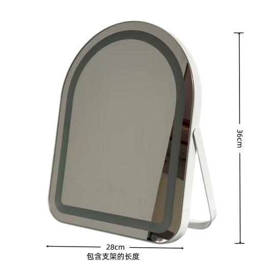 【美国高端品质】HASIPU MIRROR 高清补光镜 三种灯色调节无极调光 LED触控化妆镜 可旋转 商品图8