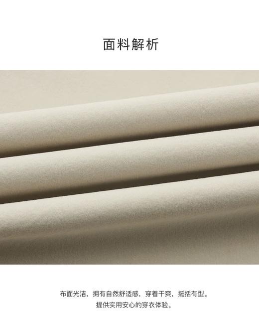 HAZZYS哈吉斯夏季男士休闲通勤时尚纯色翻领POLO衫 商品图8