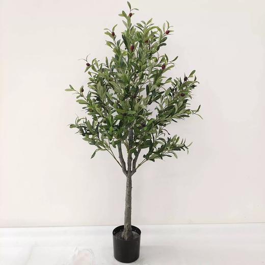 WF仿真绿植橄榄树大型装饰摆件 客厅室内盆景仿真植物 商品图1
