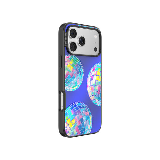 【闪亮派对】复古迪斯科球 POPCASE手机壳 MagSafe Popcase磁吸款 蓝色 镜面壳 iPhone17/16/15/14/13 商品图0