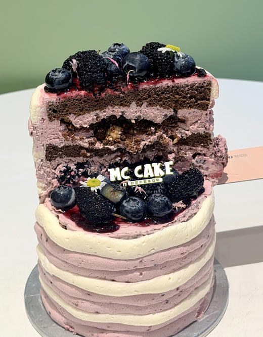 季节限定|桑葚莓莓【特调桑葚奶油+可可戚风胚+可可燕麦脆+法芙娜巧克力脆珠+新鲜蓝莓+新鲜桑葚+现熬桑葚酱】 商品图3