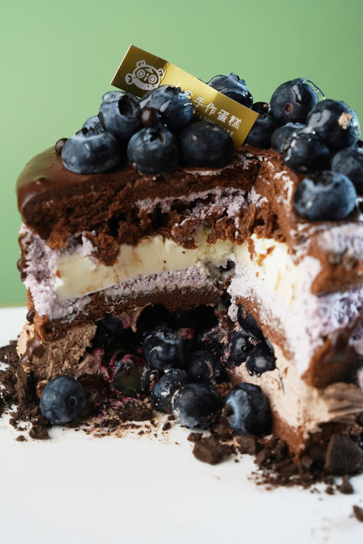 蓝莓黑巧裸蛋糕（双重奶油口味） 商品图8
