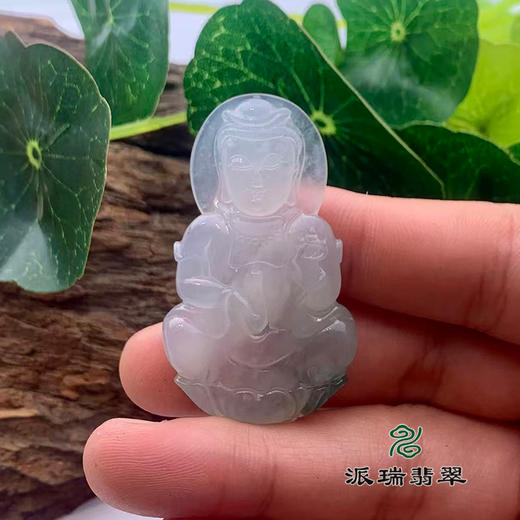 派瑞翡翠 翡翠观音 糯种 飘花 商品图1