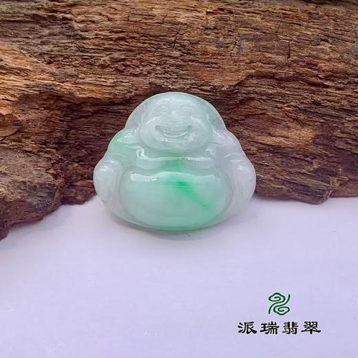 派瑞翡翠 翡翠佛 糯种 飘花 商品图0