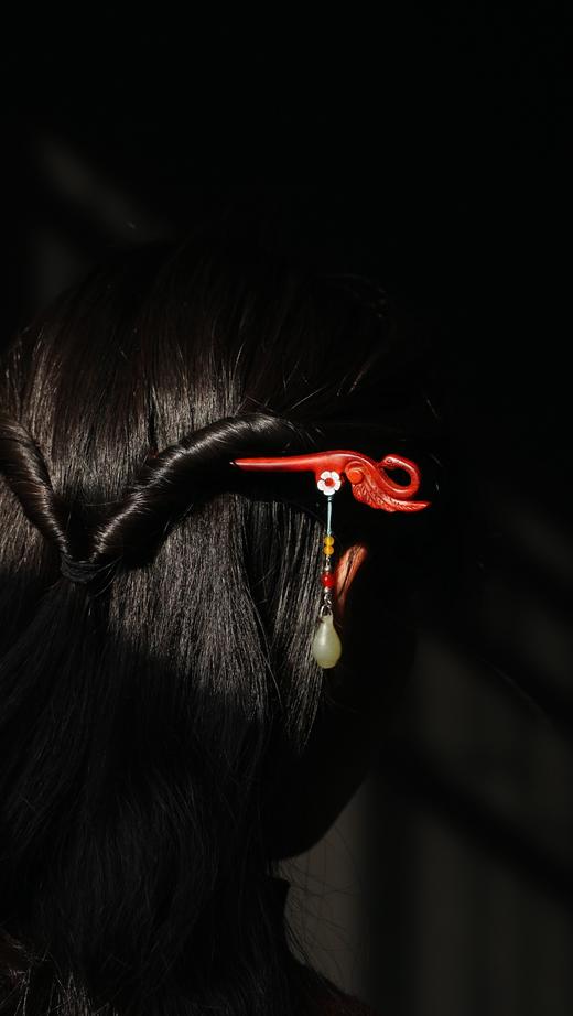 天鹅°小叶紫檀发簪 商品图6