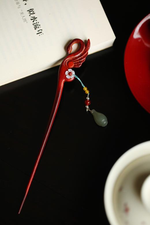 天鹅°小叶紫檀发簪 商品图1