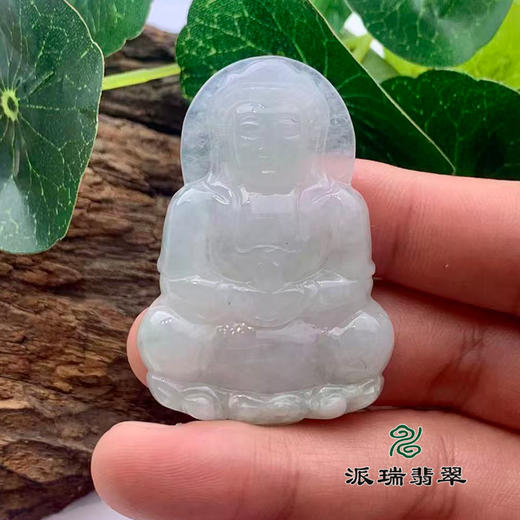 派瑞翡翠 翡翠观音 糯种 浅绿 商品图1