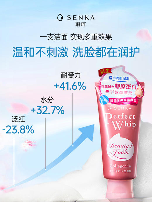 （资生堂）滋润泡沫洁面膏120g 商品图1