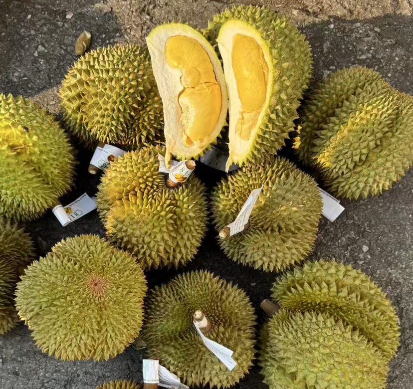 泰国甲仑榴莲B果  四房肉