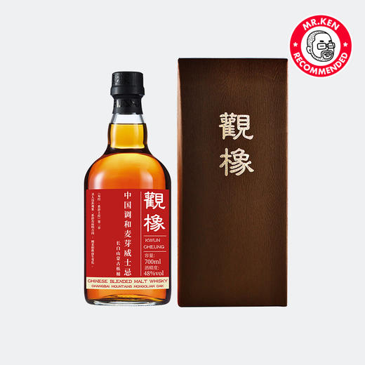 观橡调和麦芽威士忌长白山蒙古栎桶48度烈酒700ml 商品图2
