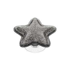 【闪亮派对】瀑布星星 · 极夜黑 POPGRIP泡泡骚手机粘贴式气囊支架 Tidepool流沙系列 黑色 异形