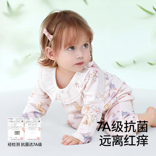 【孕味秒杀专享】贝肽斯婴儿衣服春秋款男女宝宝连体衣外出a类纯棉透气新生儿春装 商品图6