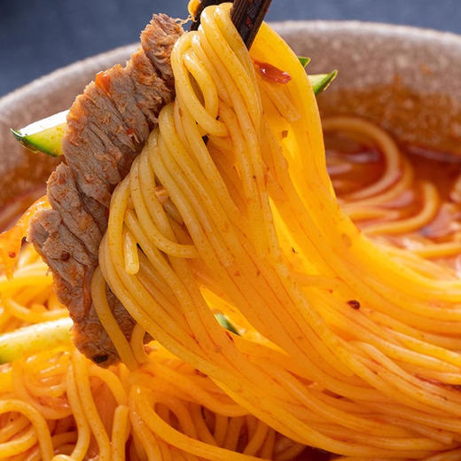 【任选3袋全国包邮，部分地区除外】神农小村姑 纯玉米面条 500g/袋 商品图3