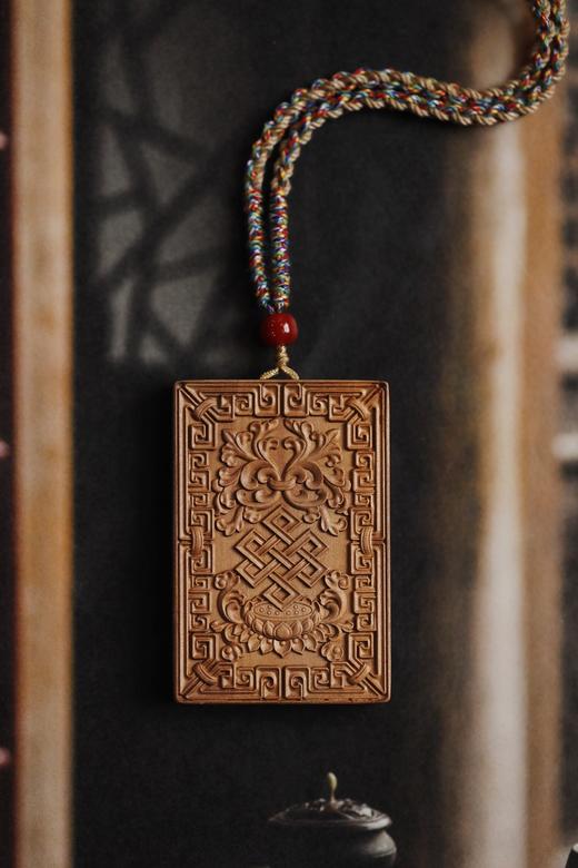 普贤菩萨/文殊菩萨°老山檀香吊坠挂件 商品图10