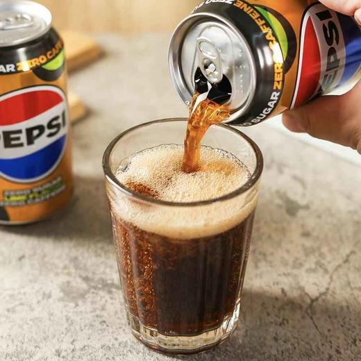 【新品限时购】百事无糖青柠味碳酸饮料355ml/022558 韩国进口0糖0卡清爽冒泡 商品图1