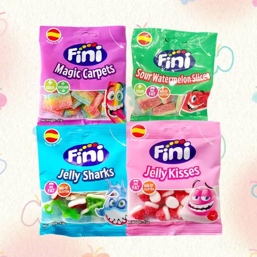 【新品限时购】菲尼彩虹魔毯造型酸味/草莓味/混合果味/西瓜味软糖45g 064622/623/624/625 商品图0