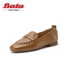 Bata 新款时尚镂空粗跟软底羊皮单鞋乐福鞋 AVL81【男服】【广百北京路店】 商品缩略图0