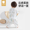贝肽斯婴儿衣服夏季宝宝连体衣短袖薄款透气新生儿爬服春秋款睡衣 商品缩略图1