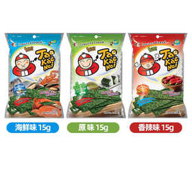 老板仔原味海苔15g/153042  泰国进口 即食紫菜零食
