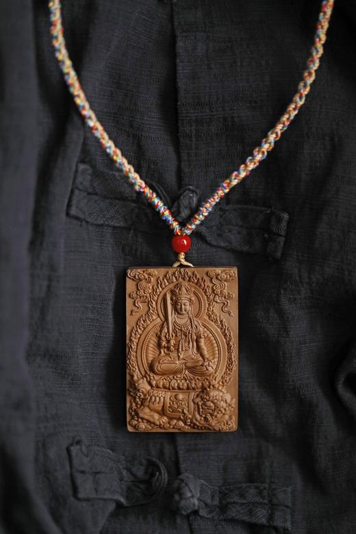 普贤菩萨/文殊菩萨°老山檀香吊坠挂件 商品图9