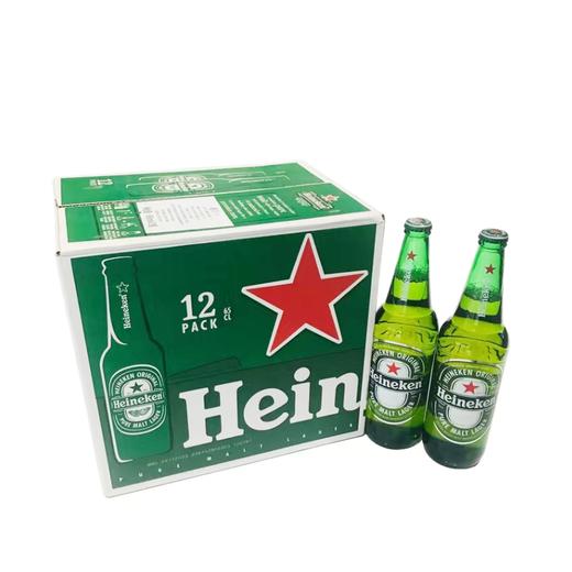 【有赠品】荷兰进口喜力650 玻璃瓶5.0%vol  650ML*12瓶 商品图0