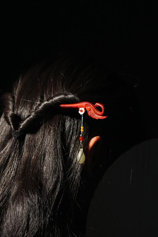 天鹅°小叶紫檀发簪 商品图7