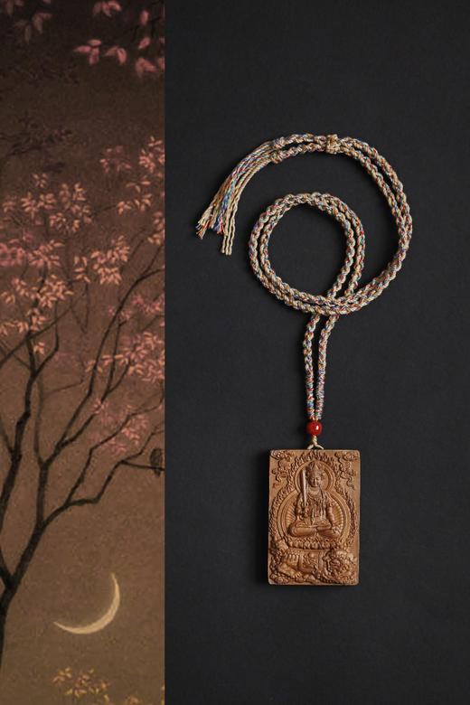 普贤菩萨/文殊菩萨°老山檀香吊坠挂件 商品图4