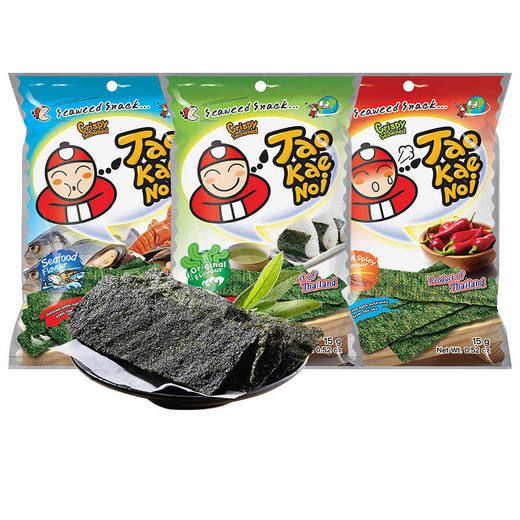 老板仔原味海苔15g/153042  泰国进口 即食紫菜零食 商品图1